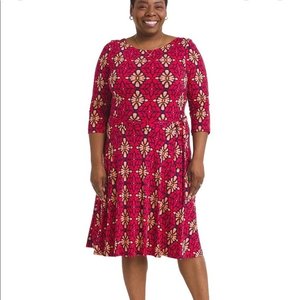 Leota Lula Jersey‎ Printed Dress